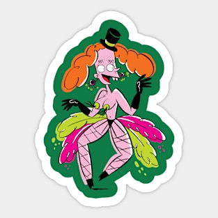 Burlesque dancer Sticker